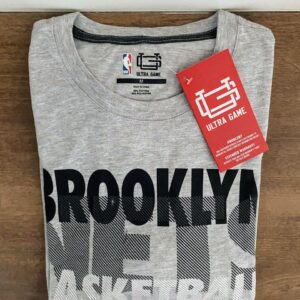 Ultra Game - Camiseta de manga larga para hombre NBA, Nets.